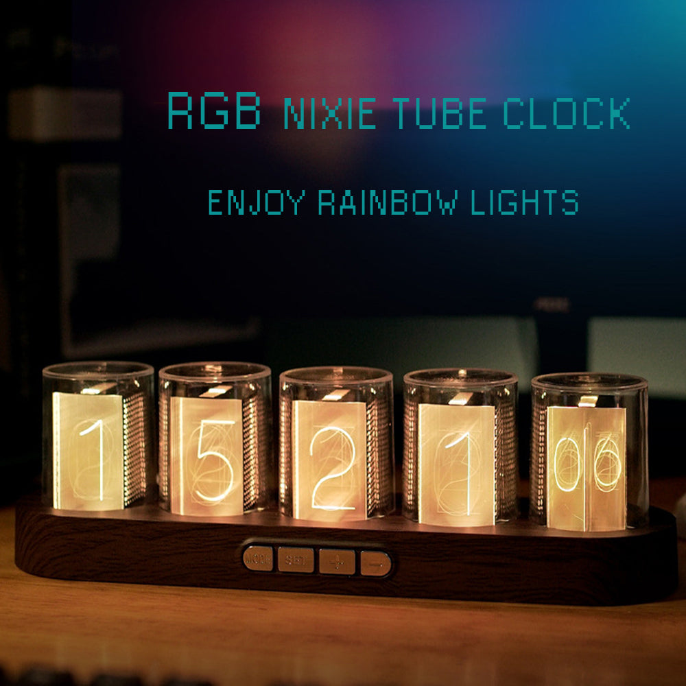 RGB Nixie Tube Clock - Orologio tubolare RGB Nixie