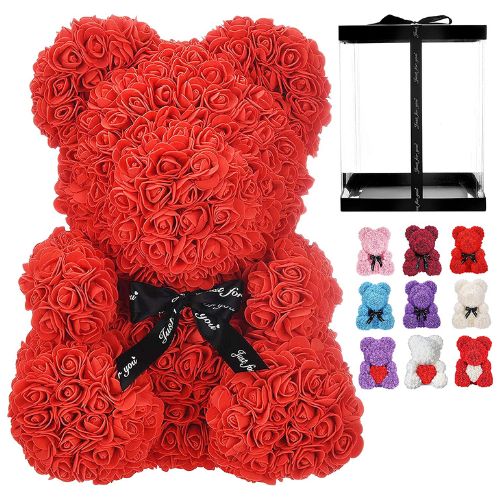 Teddy Bear of Roses in various Colors - Sweet gift