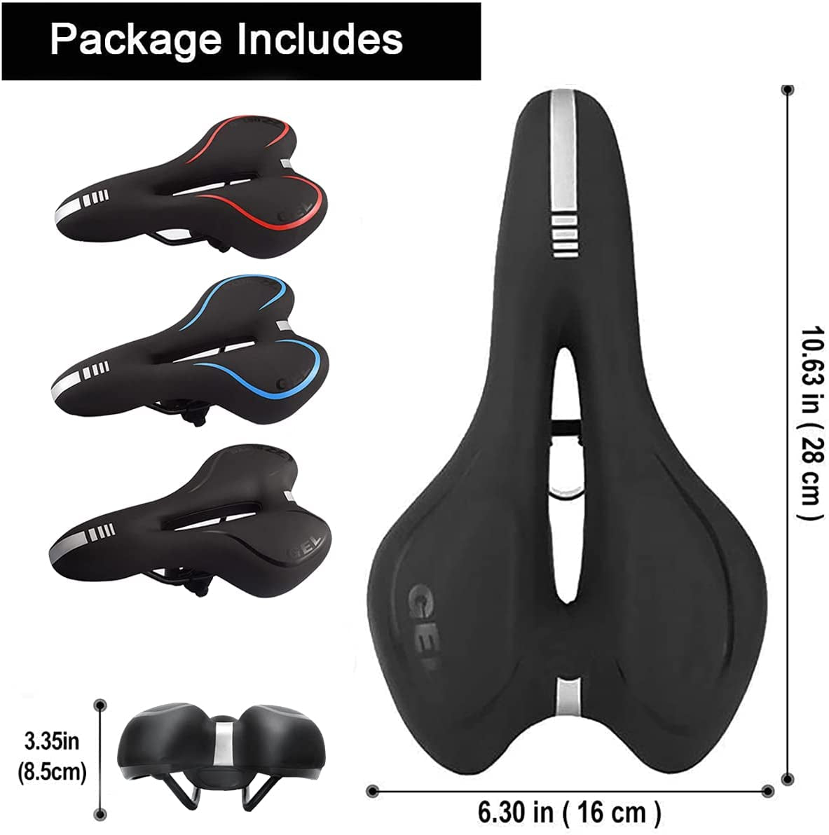 Soft Comfortabel Bicycle Gel Saddle