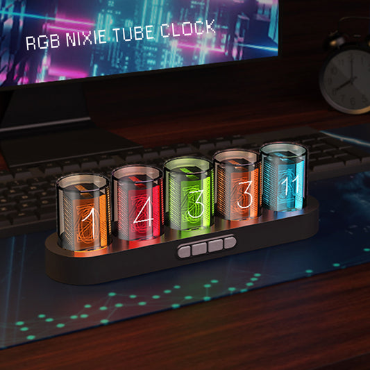RGB Nixie Tube Clock - Orologio tubolare RGB Nixie