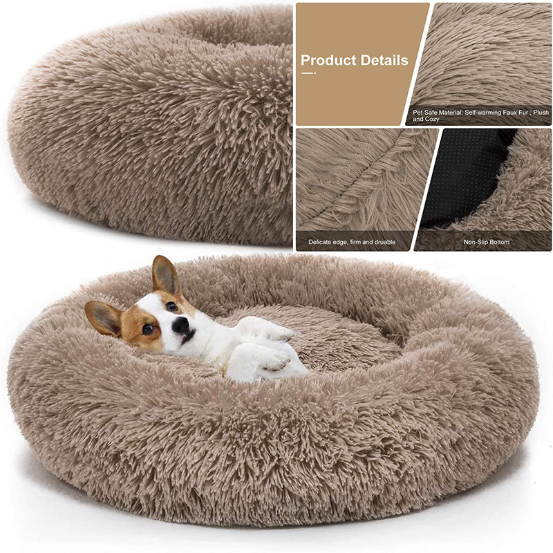 Cuddly Circular Bed for Your Pet’s Comfort