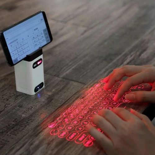 Laser Keyboard with most Bluetooth-enabled devices