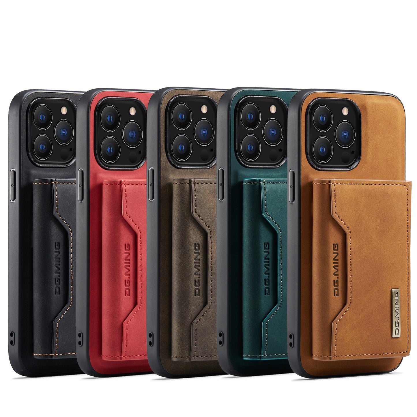 Leather case for iPhone 2 in 1 with wallet